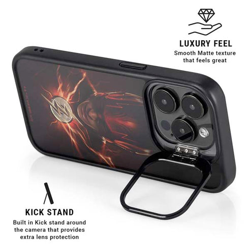 DC Comics The Flash Movie: The Flash Poster iPhone 14 Pro Kickstand Case